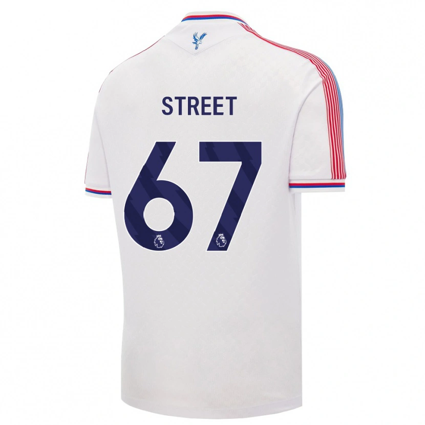 Danxen Mulher Camisola Rob Street #67 Branco Vermelho Azul Principal 2026/27 Camisa