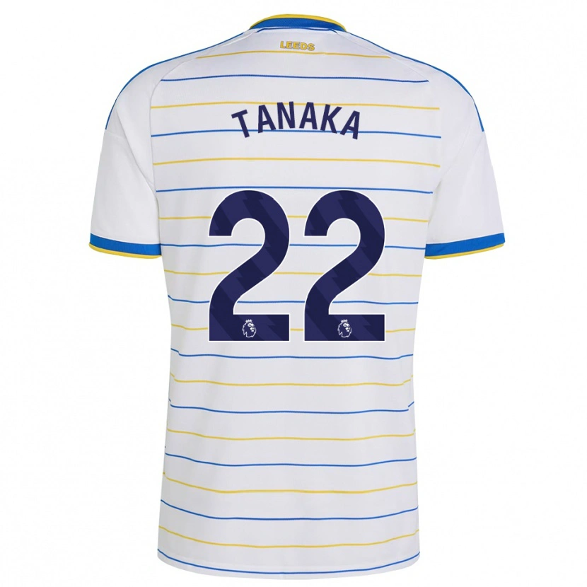 Danxen Mulher Camisola Ao Tanaka #22 Vermelho Amarelo Azul Principal 2026/27 Camisa