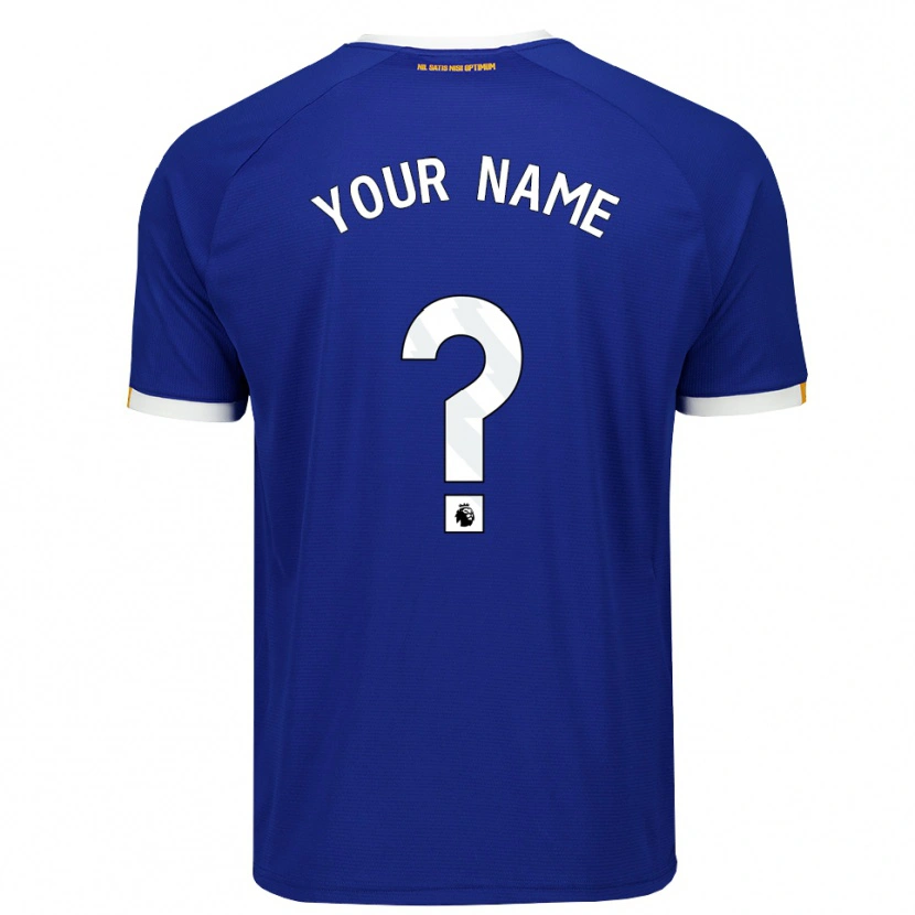 Danxen Mulher Camisola Seu Nome #0 Azul Branco Amarelo Principal 2026/27 Camisa