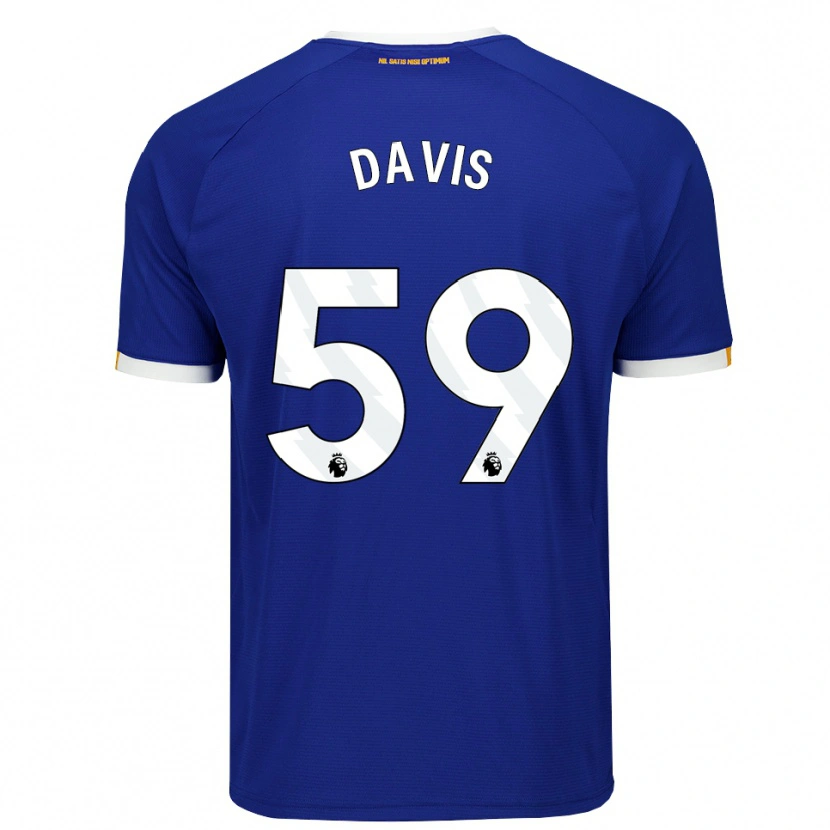 Danxen Mulher Camisola Luca Davis #59 Azul Branco Amarelo Principal 2026/27 Camisa