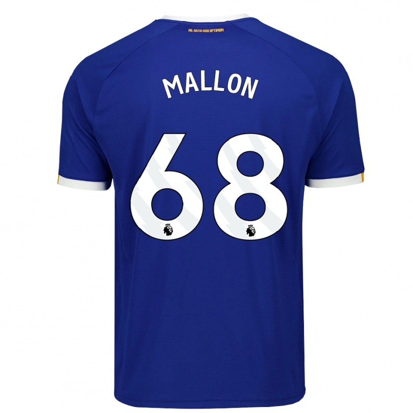 Danxen Mulher Camisola Mathew Mallon #68 Azul Branco Amarelo Principal 2026/27 Camisa