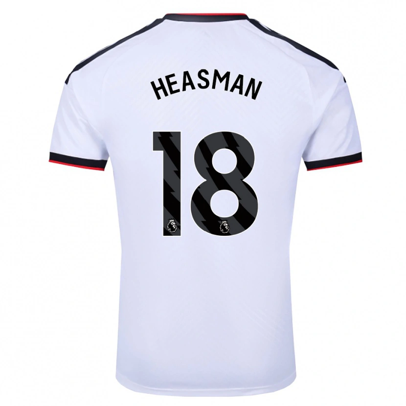 Danxen Mulher Camisola Georgia Heasman #18 Branco Preto Vermelho Principal 2026/27 Camisa