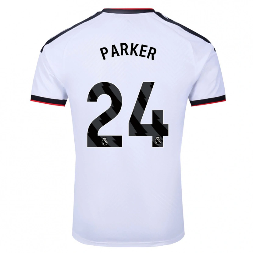 Danxen Mulher Camisola Beau Parker #24 Branco Preto Vermelho Principal 2026/27 Camisa