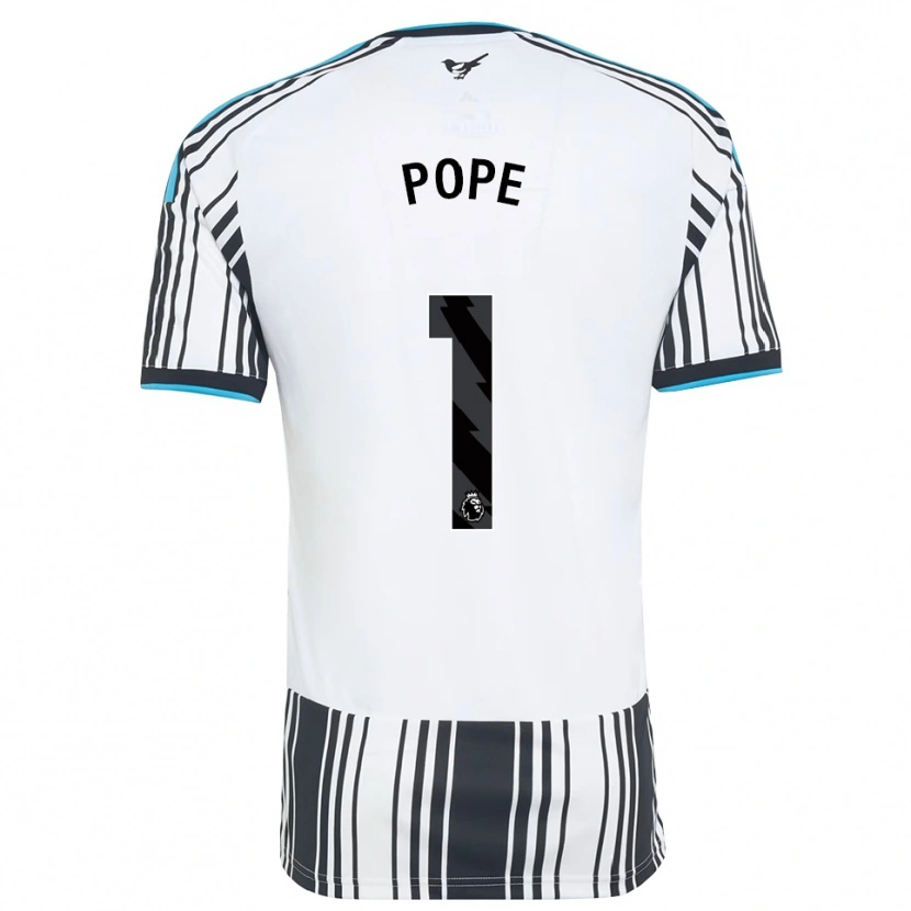 Danxen Mulher Camisola Nick Pope #1 Skyblue Preto Branco Principal 2026/27 Camisa