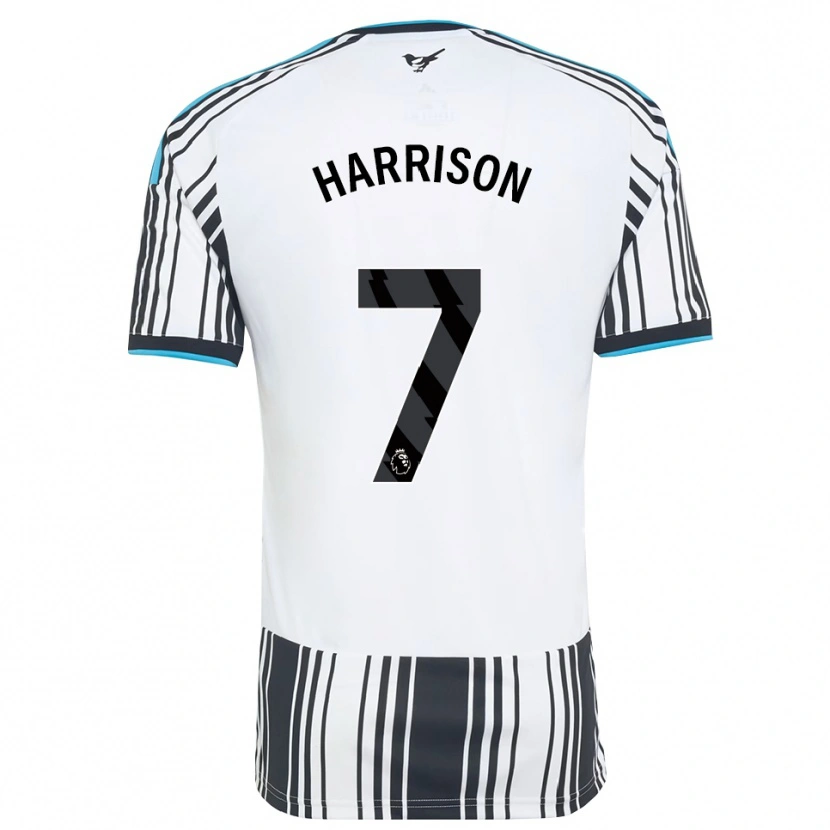 Danxen Mulher Camisola Alfie Harrison #7 Skyblue Preto Branco Principal 2026/27 Camisa