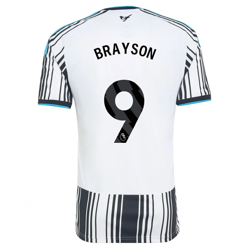 Danxen Mulher Camisola Joe Brayson #9 Skyblue Preto Branco Principal 2026/27 Camisa