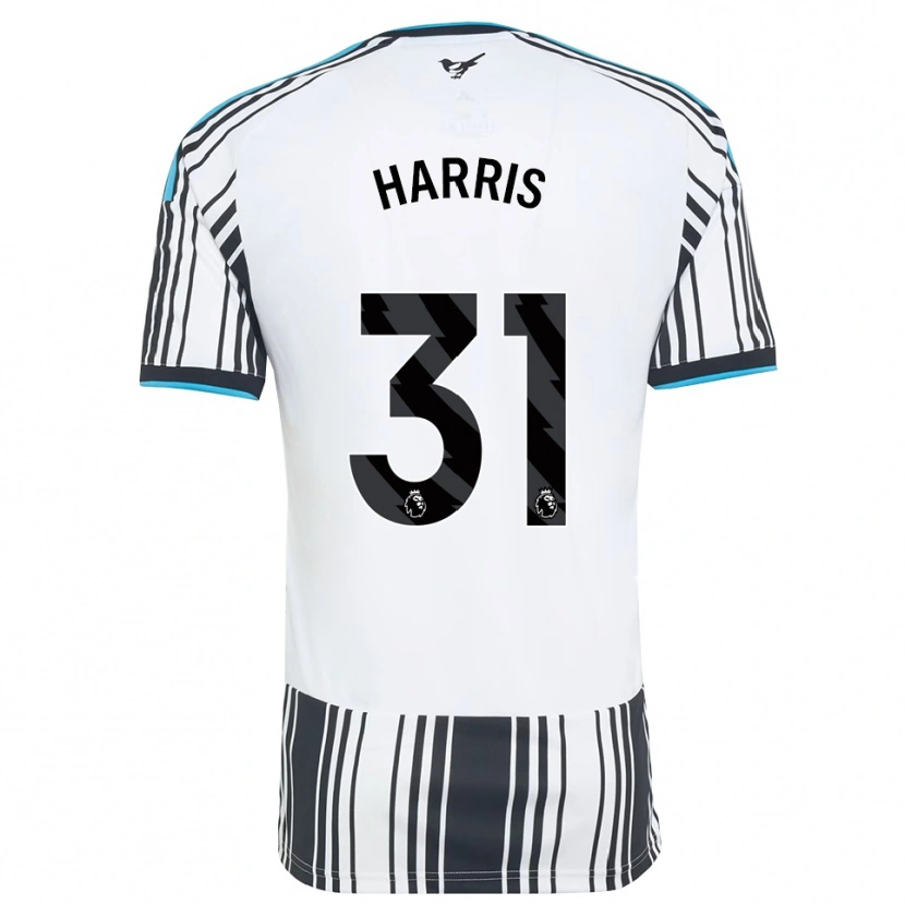 Danxen Mulher Camisola Aidan Harris #31 Skyblue Preto Branco Principal 2026/27 Camisa