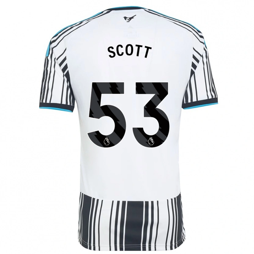 Danxen Mulher Camisola Joshua Scott #53 Skyblue Preto Branco Principal 2026/27 Camisa