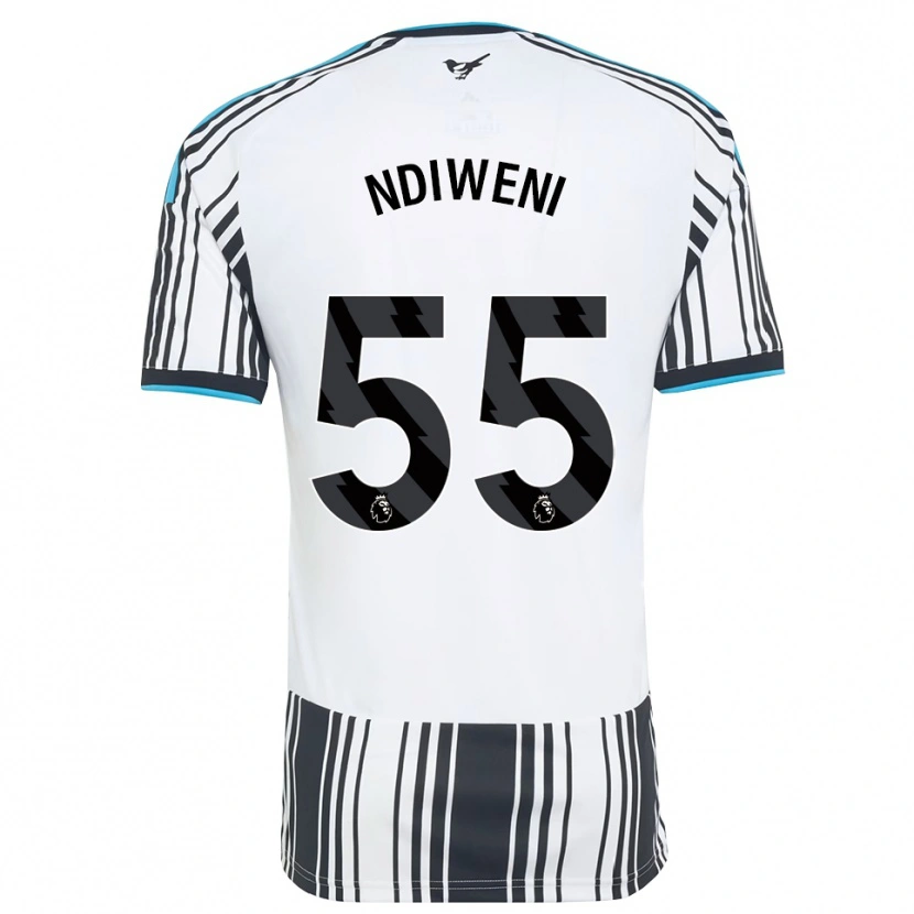Danxen Mulher Camisola Michael Ndiweni #55 Skyblue Preto Branco Principal 2026/27 Camisa