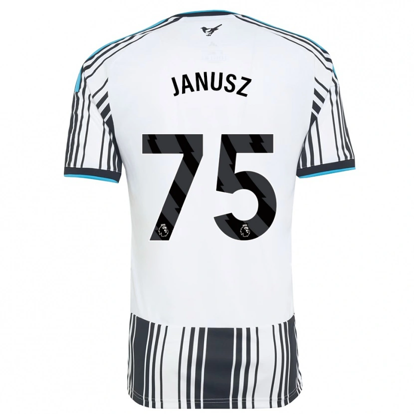 Danxen Mulher Camisola Adrian Janusz #75 Skyblue Preto Branco Principal 2026/27 Camisa