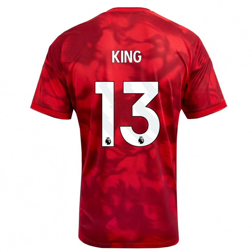 Danxen Mulher Camisola Leo King #13 Crimson Branco Principal 2026/27 Camisa