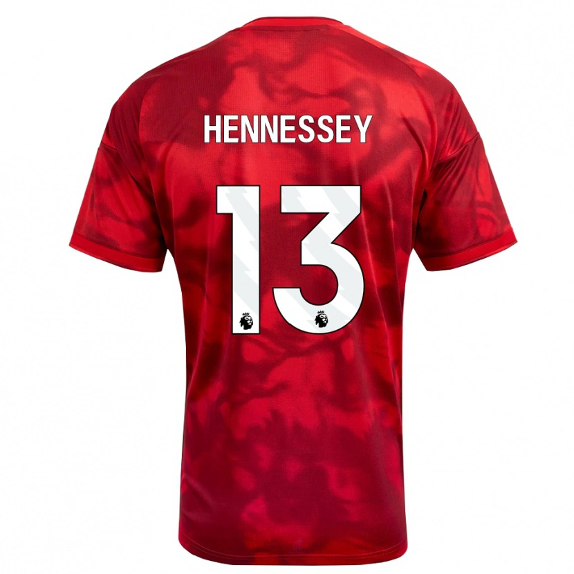 Danxen Mulher Camisola Wayne Hennessey #13 Crimson Branco Principal 2026/27 Camisa