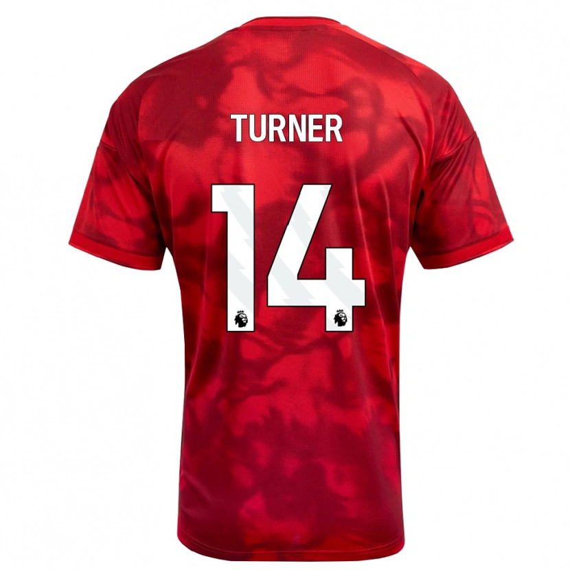 Danxen Mulher Camisola Luca Turner #14 Crimson Branco Principal 2026/27 Camisa