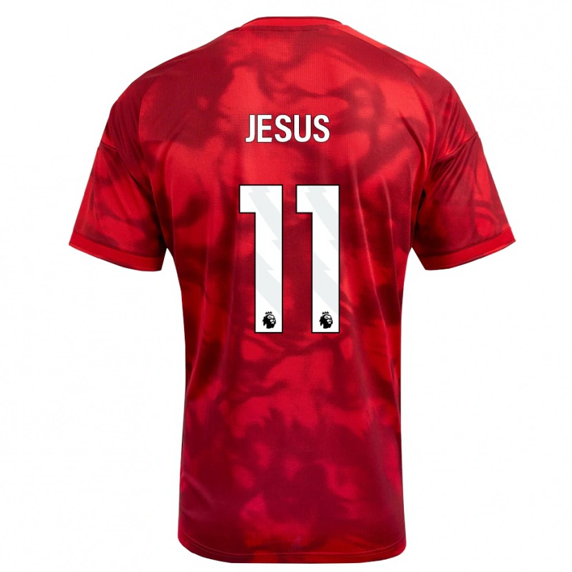 Danxen Mulher Camisola Igor Jesus #11 Crimson Branco Principal 2026/27 Camisa