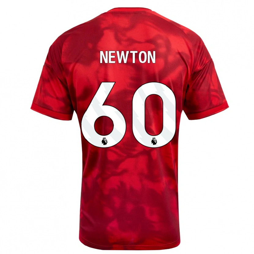 Danxen Mulher Camisola Jamie Newton #60 Crimson Branco Principal 2026/27 Camisa