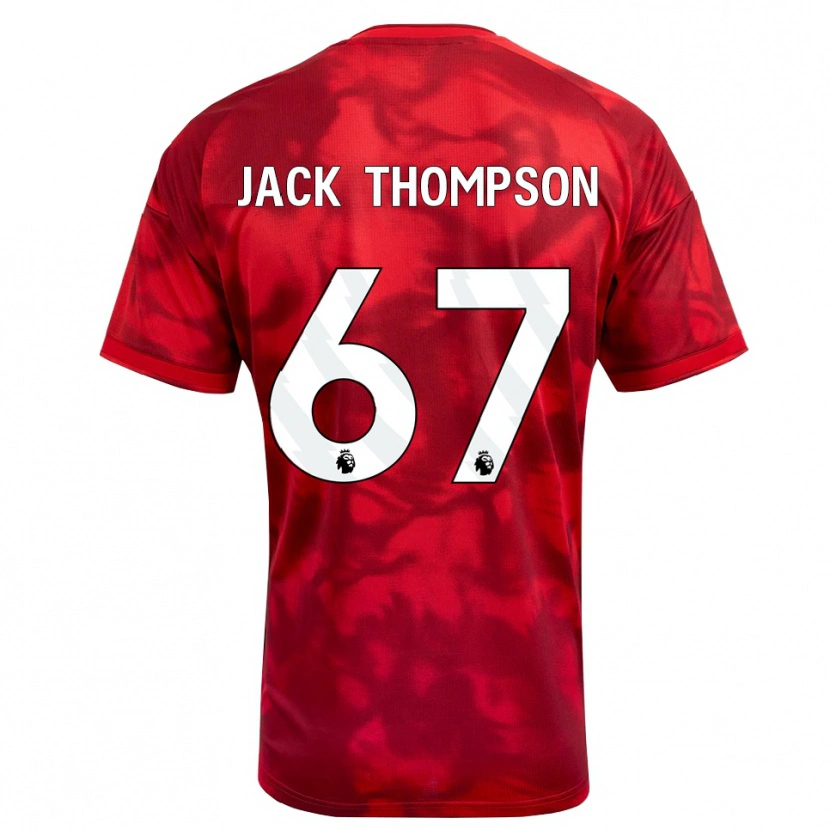 Danxen Mulher Camisola Jack Thompson #67 Crimson Branco Principal 2026/27 Camisa