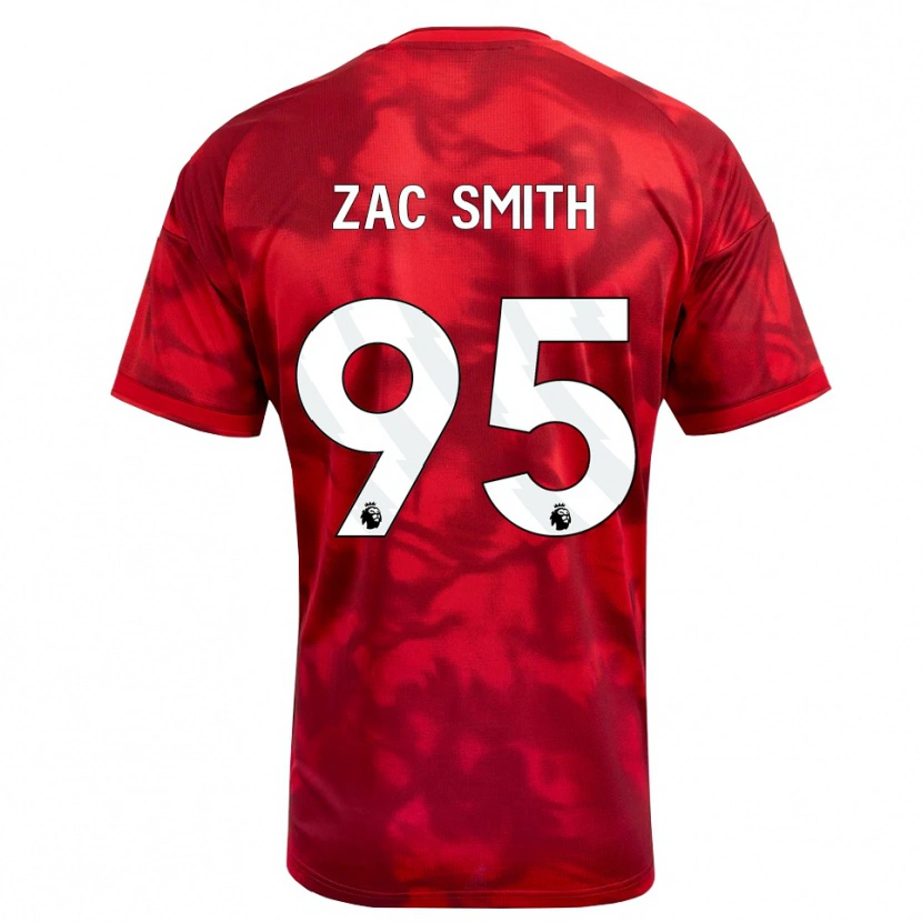 Danxen Mulher Camisola Zac Smith #95 Crimson Branco Principal 2026/27 Camisa