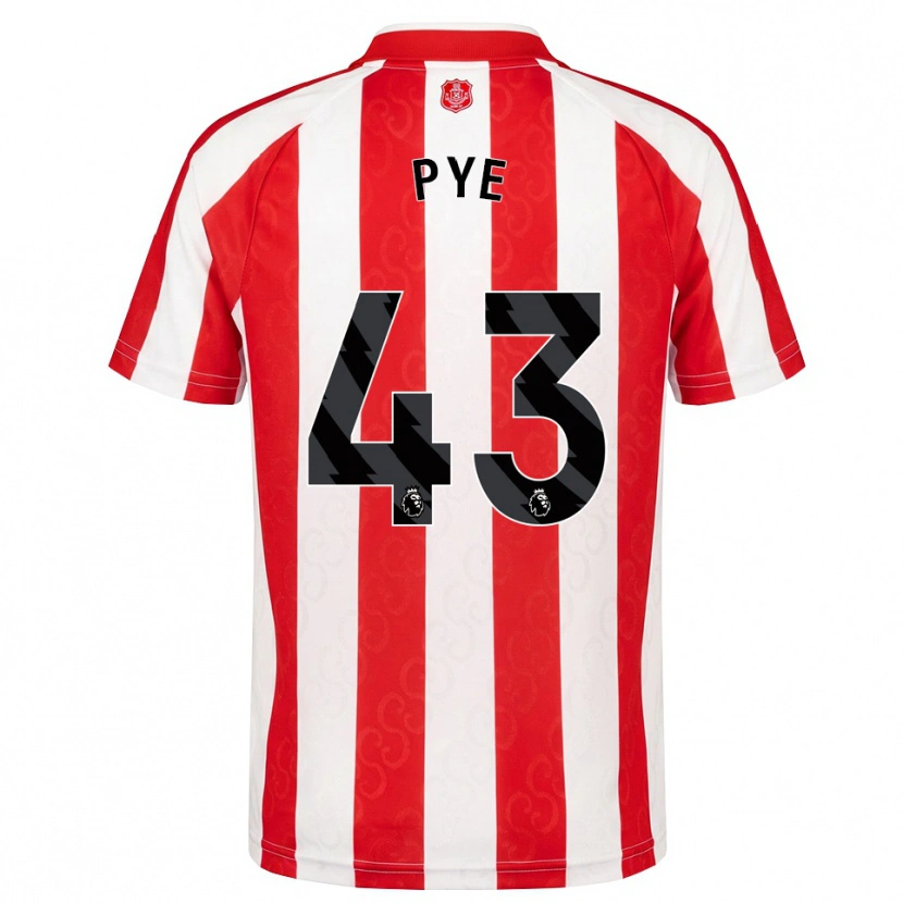Danxen Mulher Camisola Connor Pye #43 Vermelho Branco Preto Principal 2026/27 Camisa