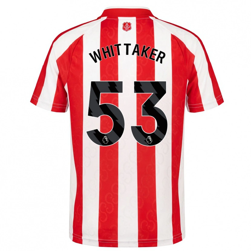 Danxen Mulher Camisola Jack Whittaker #53 Vermelho Branco Preto Principal 2026/27 Camisa