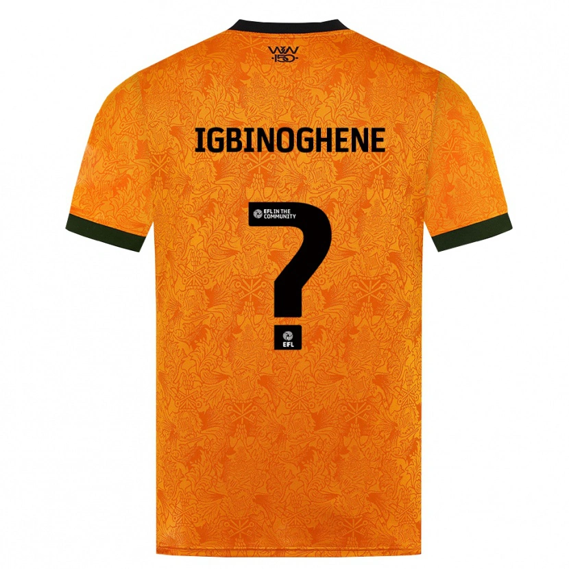 Danxen Mulher Camisola Testimony Igbinoghene #0 Laranja Preto Principal 2026/27 Camisa