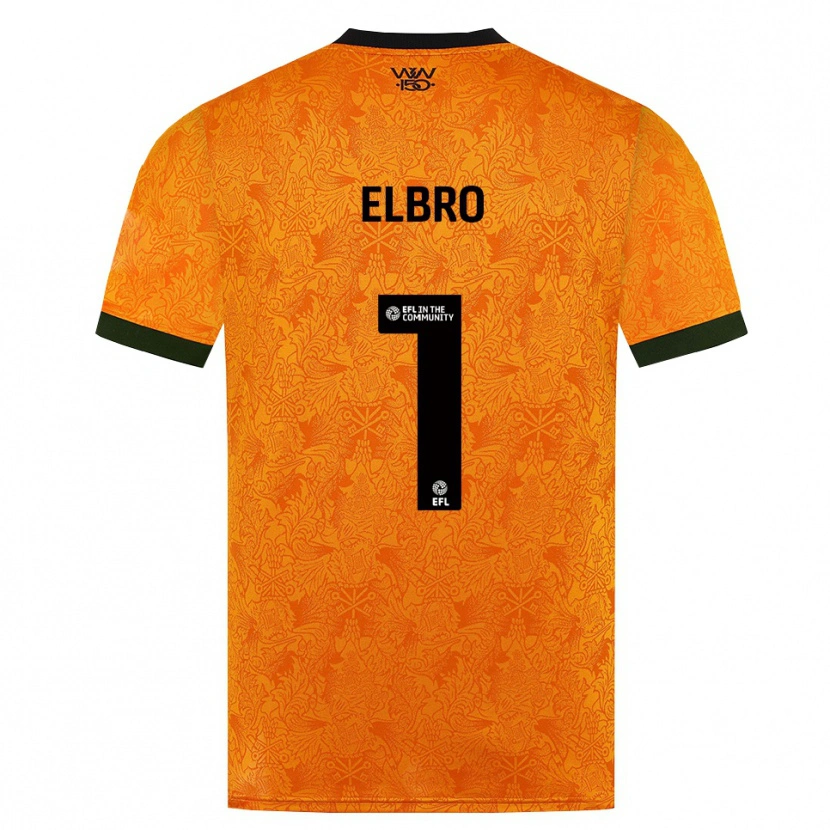 Danxen Mulher Camisola Maddie Elbro #1 Laranja Preto Principal 2026/27 Camisa