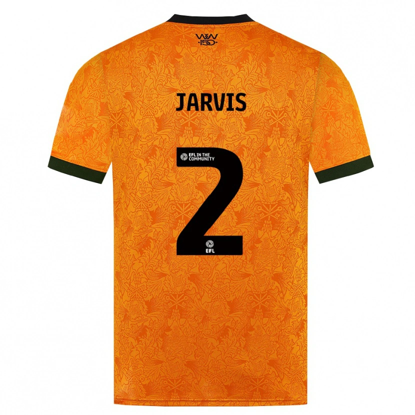 Danxen Mulher Camisola Ryan Jarvis #2 Laranja Preto Principal 2026/27 Camisa