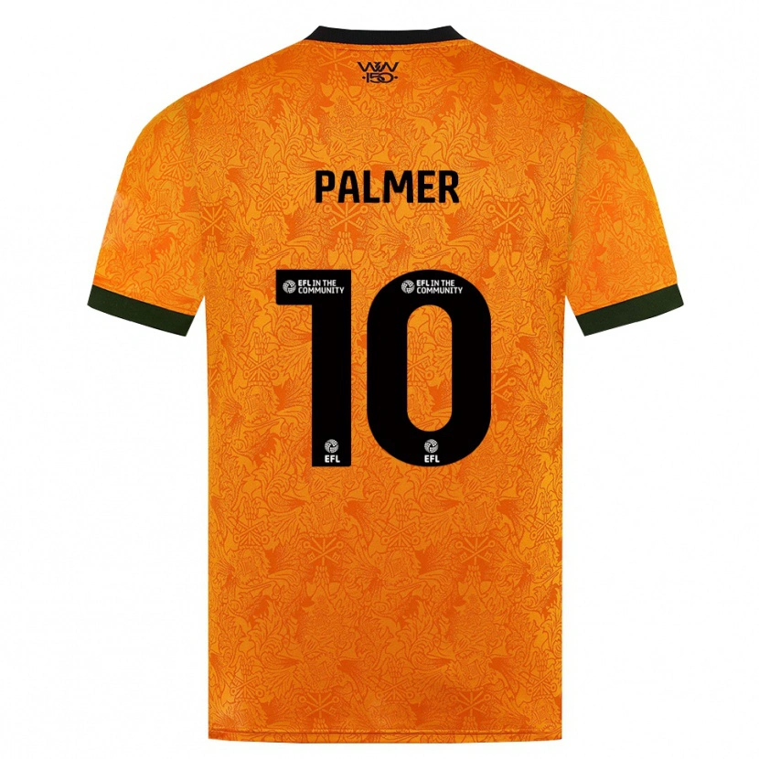 Danxen Mulher Camisola Jamila Palmer #10 Laranja Preto Principal 2026/27 Camisa