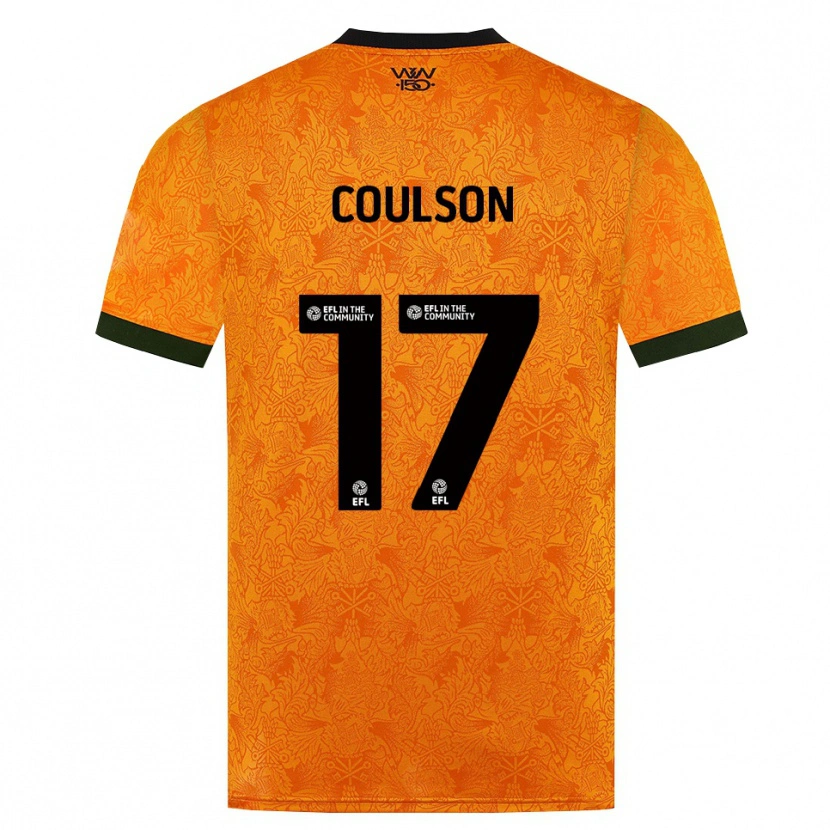 Danxen Mulher Camisola Tyler Coulson #17 Laranja Preto Principal 2026/27 Camisa