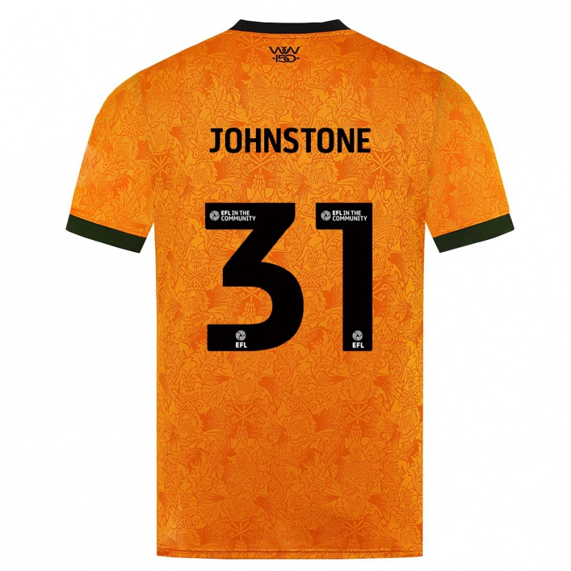 Danxen Mulher Camisola Sam Johnstone #31 Laranja Preto Principal 2026/27 Camisa