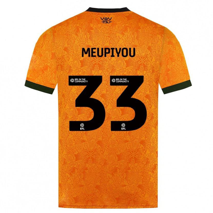 Danxen Mulher Camisola Bastien Meupiyou #33 Laranja Preto Principal 2026/27 Camisa