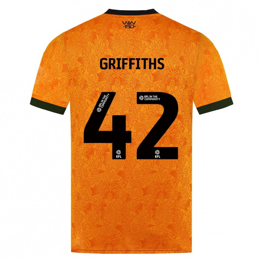 Danxen Mulher Camisola Harvey Griffiths #42 Laranja Preto Principal 2026/27 Camisa