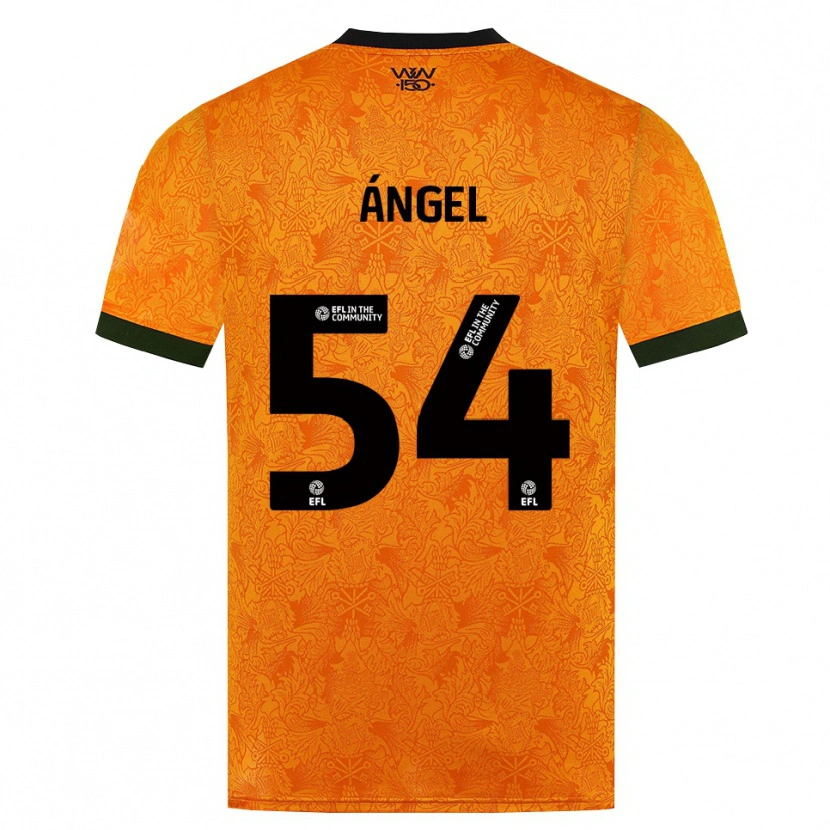 Danxen Mulher Camisola Dani Ángel #54 Laranja Preto Principal 2026/27 Camisa