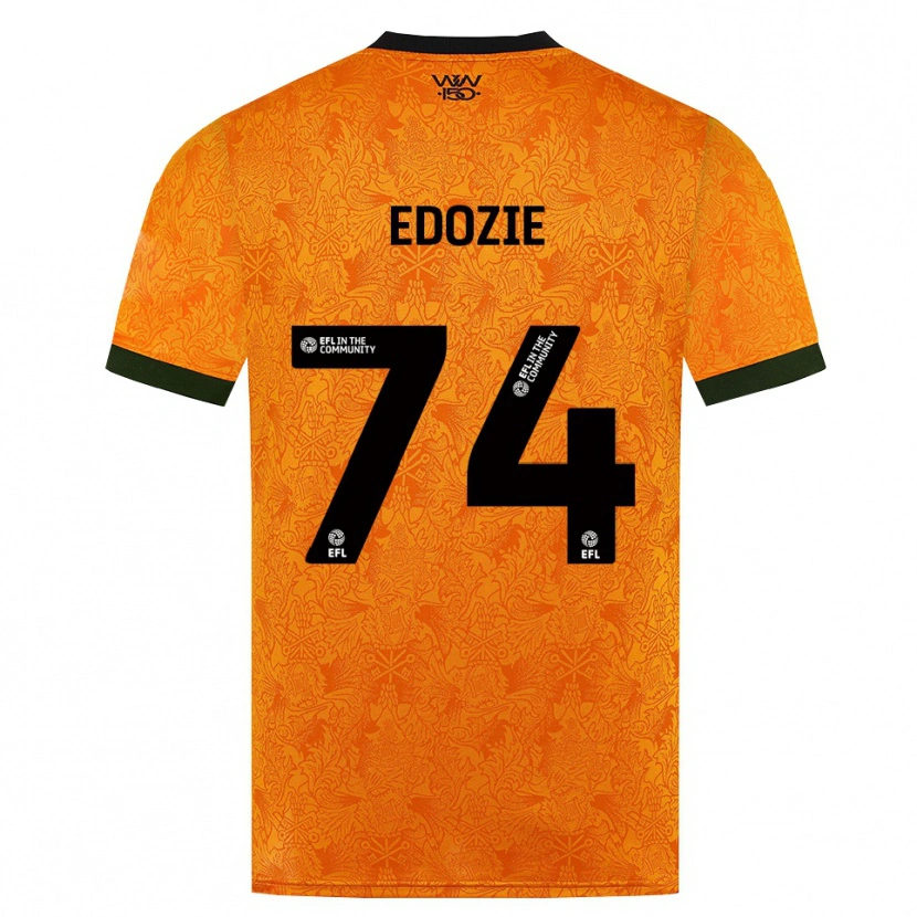 Danxen Mulher Camisola Tom Edozie #74 Laranja Preto Principal 2026/27 Camisa