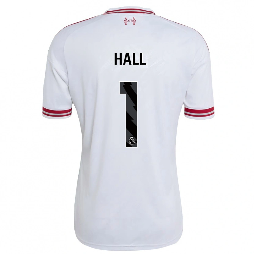 Danxen Mulher Camisola Bailey Hall #1 Vermelho Branco Alternativa 2026/27 Camisa