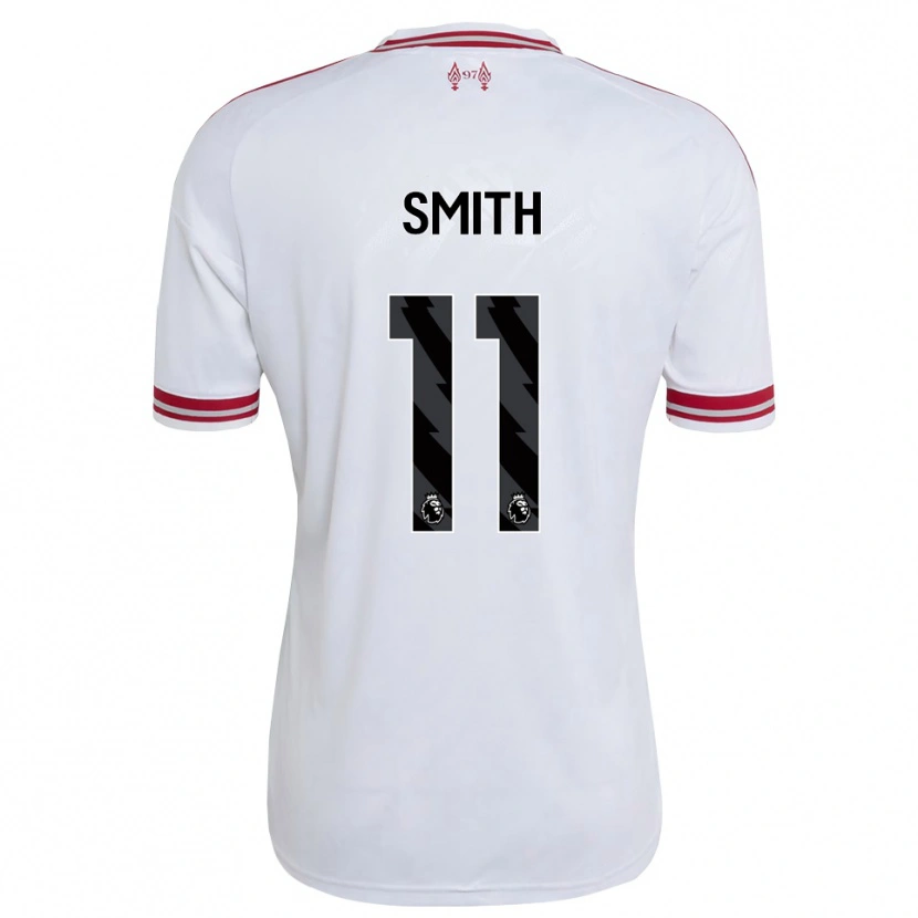 Danxen Mulher Camisola Olivia Smith #11 Vermelho Branco Alternativa 2026/27 Camisa