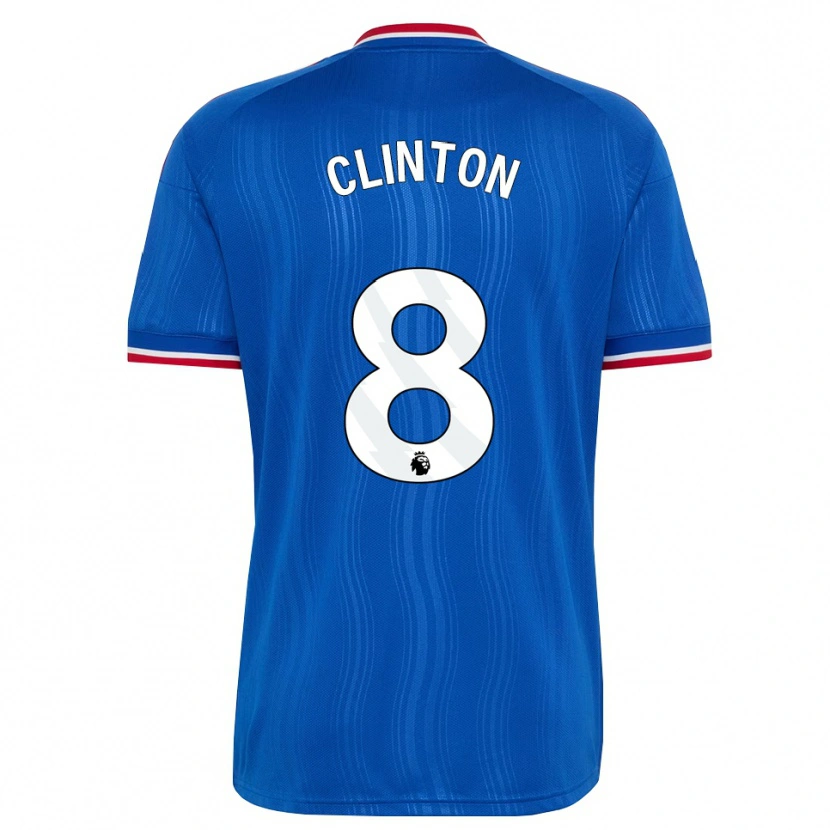 Danxen Mulher Camisola Grace Clinton #8 Azul Branco Vermelho Alternativa 2026/27 Camisa