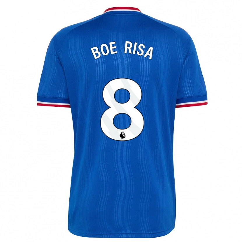 Danxen Mulher Camisola Vilde Boe Risa #8 Azul Branco Vermelho Alternativa 2026/27 Camisa