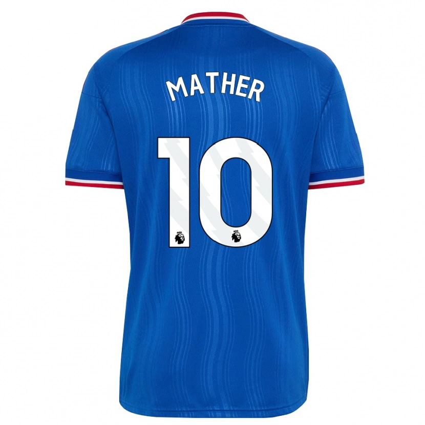 Danxen Mulher Camisola Sam Mather #10 Azul Branco Vermelho Alternativa 2026/27 Camisa