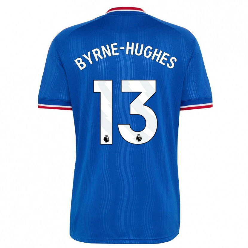 Danxen Mulher Camisola Cameron Byrne-Hughes #13 Azul Branco Vermelho Alternativa 2026/27 Camisa
