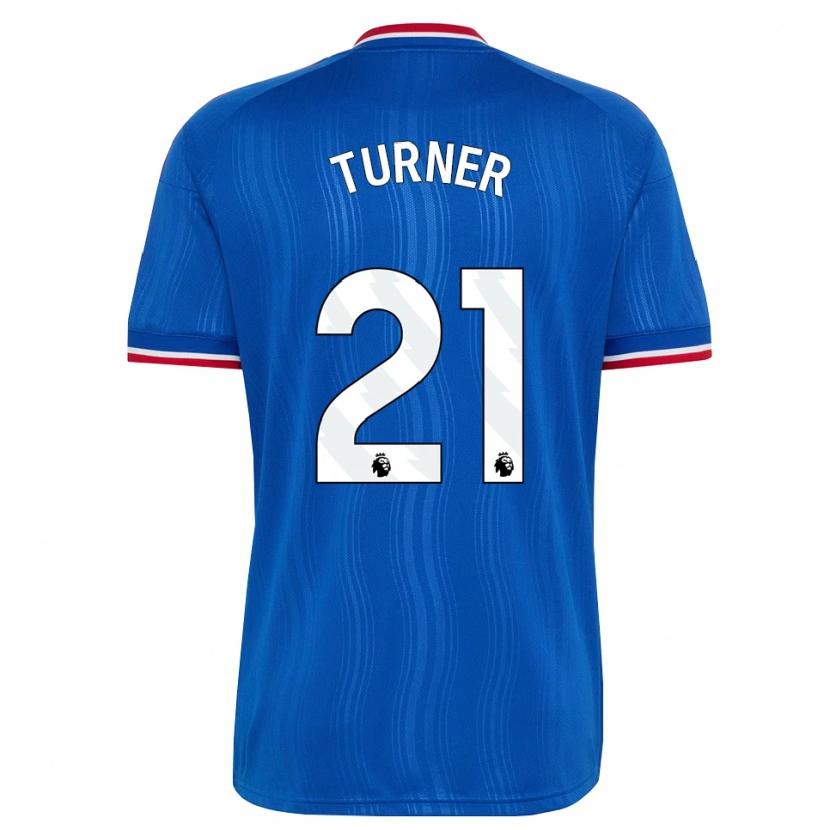Danxen Mulher Camisola Millie Turner #21 Azul Branco Vermelho Alternativa 2026/27 Camisa