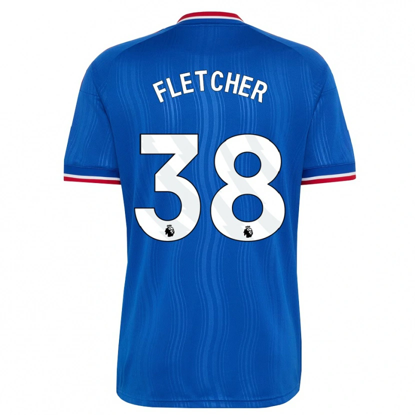 Danxen Mulher Camisola Jack Fletcher #38 Azul Branco Vermelho Alternativa 2026/27 Camisa