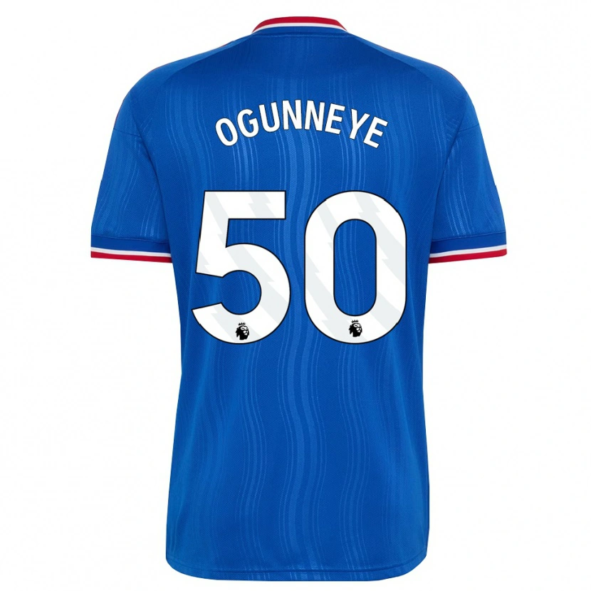 Danxen Mulher Camisola Habeeb Ogunneye #50 Azul Branco Vermelho Alternativa 2026/27 Camisa