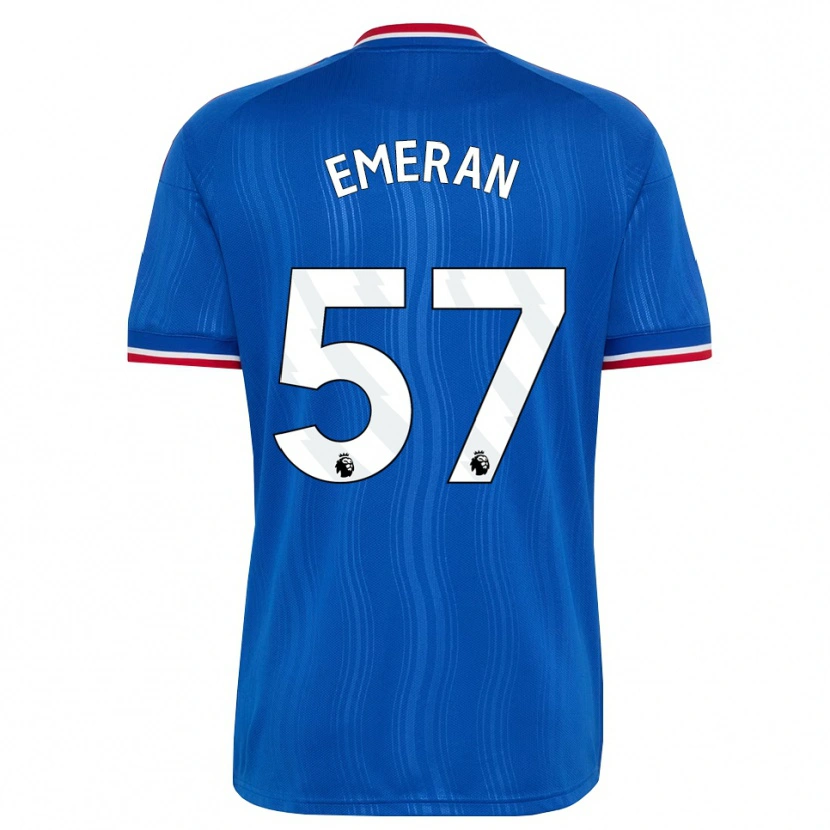 Danxen Mulher Camisola Noam Emeran #57 Azul Branco Vermelho Alternativa 2026/27 Camisa