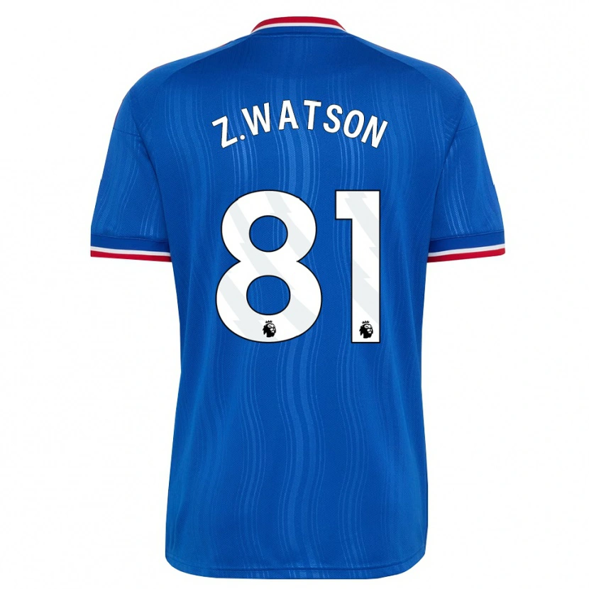 Danxen Mulher Camisola Zac Watson #81 Azul Branco Vermelho Alternativa 2026/27 Camisa