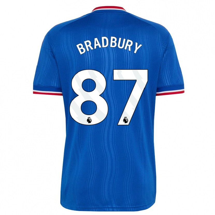 Danxen Mulher Camisola Louie Bradbury #87 Azul Branco Vermelho Alternativa 2026/27 Camisa