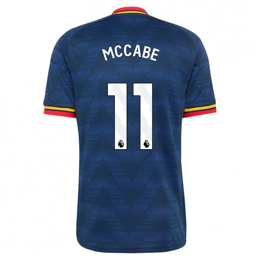 Danxen Mulher Camisola Katie Mccabe #11 Midnightblue Amarelo Vermelho Alternativa 2026/27 Camisa