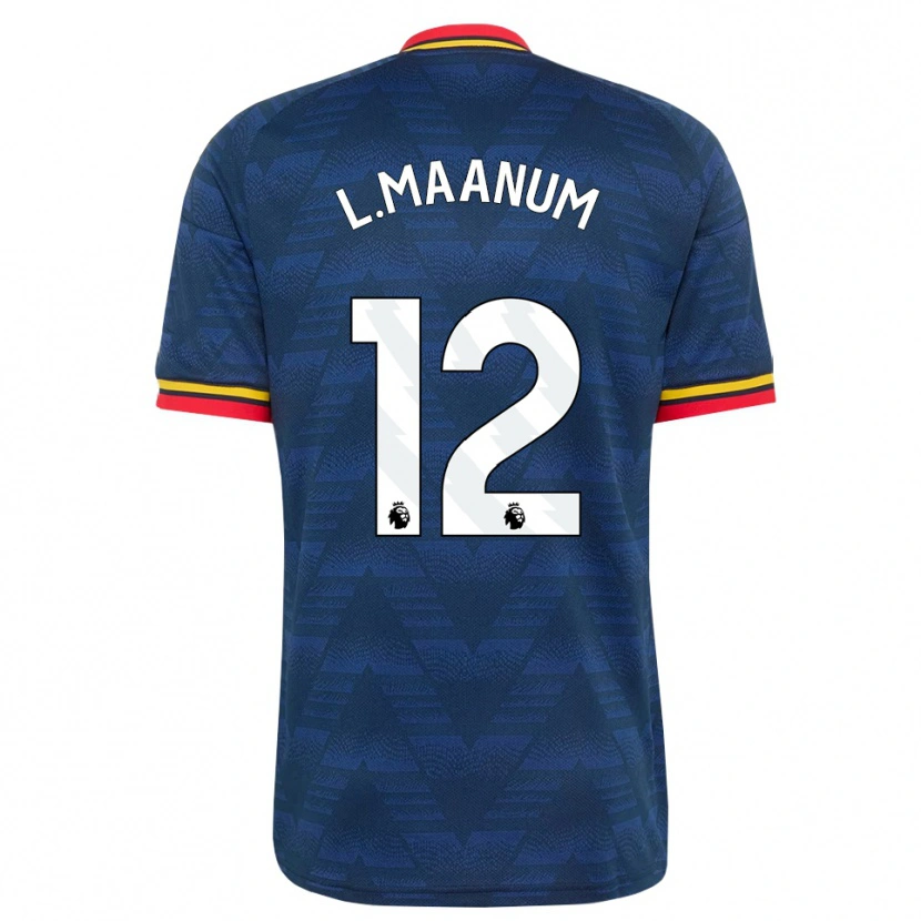 Danxen Mulher Camisola Frida Maanum #12 Midnightblue Amarelo Vermelho Alternativa 2026/27 Camisa