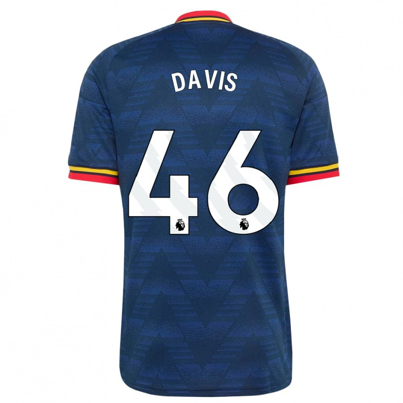 Danxen Mulher Camisola Timi Davis #46 Midnightblue Amarelo Vermelho Alternativa 2026/27 Camisa