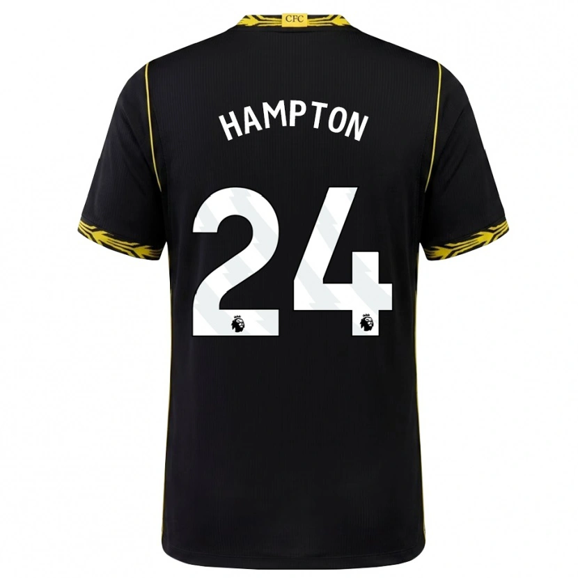 Danxen Mulher Camisola Hannah Hampton #24 Preto Amarelo Alternativa 2026/27 Camisa