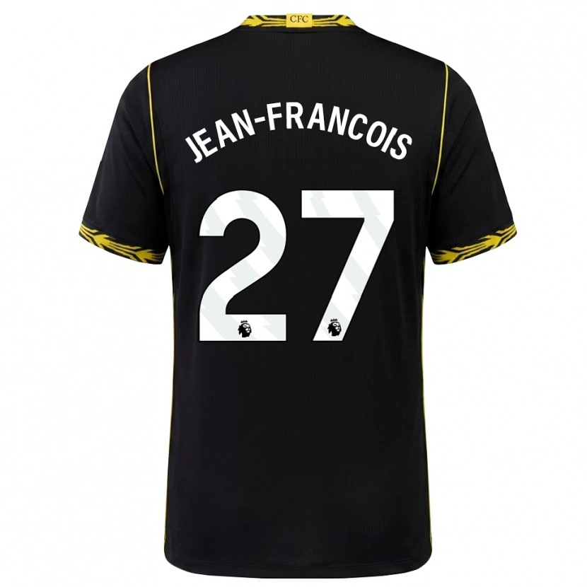 Danxen Mulher Camisola Oriane Jean-Francois #27 Preto Amarelo Alternativa 2026/27 Camisa